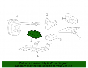 Модуль srs airbag компьютер подушек безопасности Chevrolet Volt 11-12