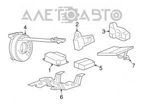 Модуль srs airbag компьютер подушек безопасности Chevrolet Volt 11-12