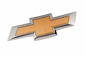 Емблема решітки радіатора grill Chevrolet Malibu 16-23 жовта