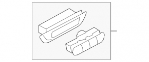 Кнопки памяти сиденья переднего левого Audi A4 B8 13-16 рест