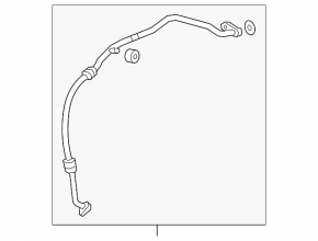 Трубка кондиціонера компресор-пічка Mazda CX-5 19-22 2.5T під HFC-134A