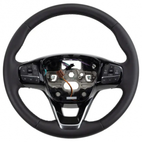 Руль голый Ford Escape MK4 23-26 кожа, подогрев, без кнопок, царапины, потерт