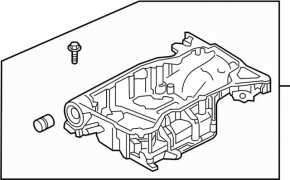Полуподдон Nissan Altima 13-15 2.5