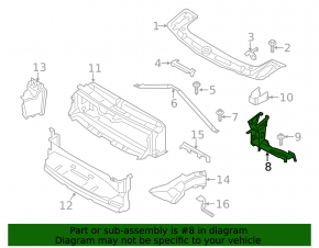 Окуляр фары правый BMW 4 F32/33/36 14-20