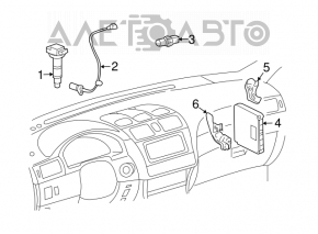 Блок ECU компьютер двигателя Toyota Solara 2.4 04-06