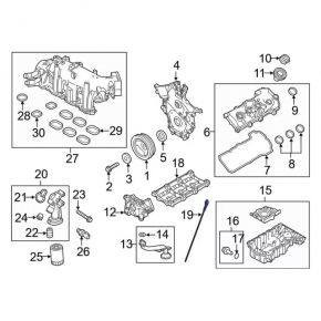 Щуп олійний Ford Edge 15-18 3.5