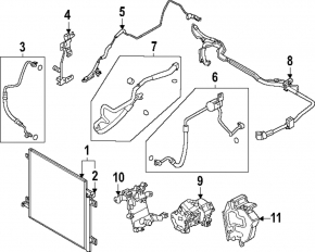 Компресор кондиціонера Mazda CX-90 24-26 PHEV