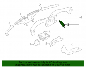 Interior high voltage sensor Infiniti QX50 19-21