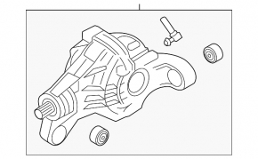 Задний дифференциал редуктор Porsche Cayenne 958 11-14 3.6 3.70