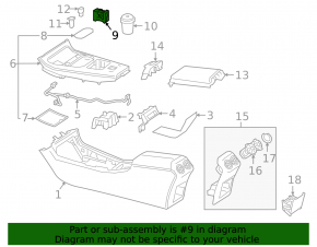 Подстаканник Mercedes H247 GLA 20-26