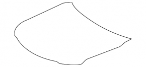 Капот голый Toyota Camry v70 18-24 сталь