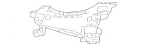 Кронштейн переднего бампера левый Mercedes W213 E 17-20 AMG pkg