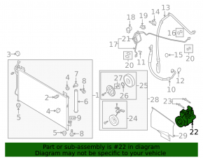 Компрессор кондиционера Mazda CX-7 07-08