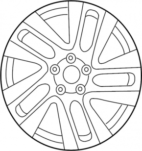Диск колесный R20 x 7.5J Infiniti JX35 QX60 16-20 бордюрка