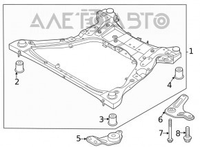 Передній передній Hyundai Sonata 20-23 2.5
