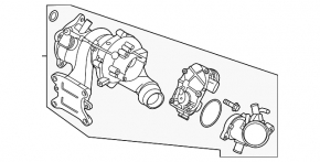Турбіна в зборі з колектором Kia K5 21-24 1.6T