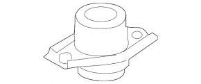 Подушка двигуна ліва Mercedes R-class W251 06-13 OM642