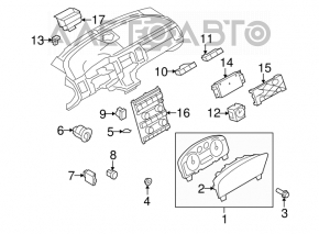 Управление климат-контролем Ford Flex 09-11 2 зоны