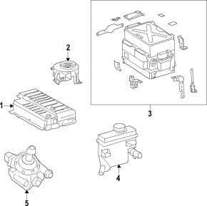 Аккумуляторная батарея ВВБ в сборе Toyota Camry v70 18-24 lithium-ion