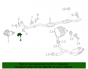 Кронтшейн каталізатора Mercedes W167 GLE 350 450e 24-25 2.0T