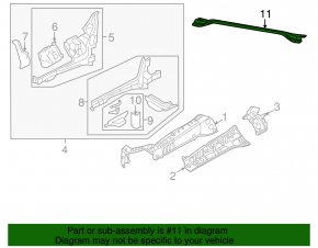 Распорка передних стоек Ford Flex 09-19