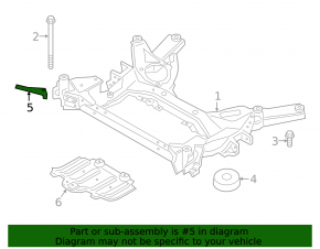 Рычаг аварийный передний правый BMW 3 G20 19-26 2.0T, B58