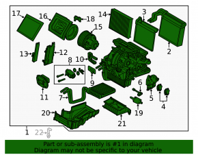 Печка в сборе Ford Focus mk3 11-14 manual