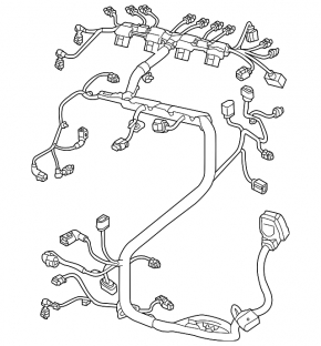 Проводка двигателя Audi A3 22-26
