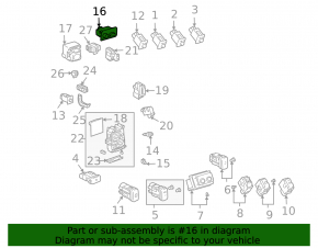 Кнопки управления подсветкой и TRIP Lexus RX300 RX330 RX350 RX400H 04-09 беж
