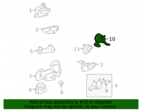 Подушка двигателя задняя Toyota Rav4 06-08