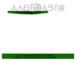 Молдинг капота Chrysler 200 11-14 хром