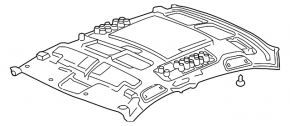 Обшивка потолка Honda Civic XI FE/FL 22-23 5d серый, под люк
