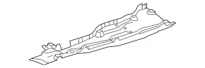 Защита днища левая Mercedes W166 ML/GLE 12-19