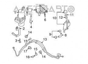 Насос усилителя руля Mazda3 MPS 09-11