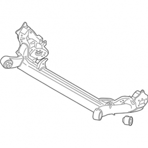 Балка задняя Ford Ecosport 18-22 FWD