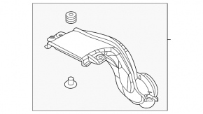 Воздухоприемник Mazda 3 21-26 4d 2.5T