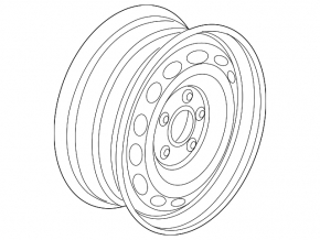 Запасное колесо докатка VW Tiguan 18-24 R18 145/85