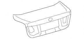 Крышка багажника Lexus LS460 LS600h 07-12