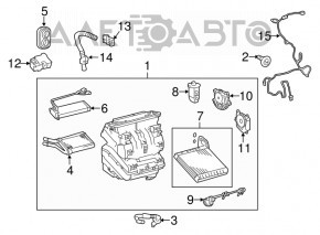AMPLIFIER ASSY, AIR CONDITIONER Toyota Prius V 12-14