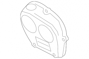 Передняя крышка двигателя Audi Q3 83A 19-25 2.0Т