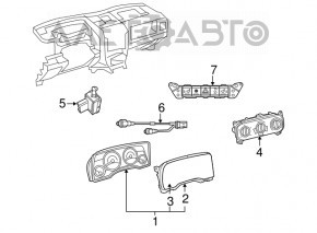 Щиток приборов Jeep Compass 11-16