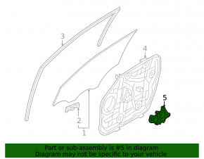Мотор стеклоподъемника передний правый Hyundai Tucson 22-26
