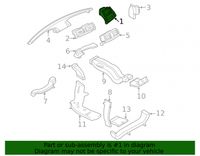 Воздуховод правый BMW X5 E70 07-13