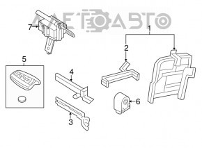 ASSY-SMART KEY Hyundai Azera 12-17 3.3