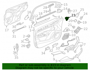 Кнопка центрального замка передняя правая Audi Q3 8U 15-18