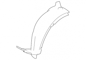 Подкрылок передний левый передняя часть Mercedes W164 ML