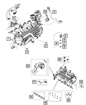 Дросельна заслінка Jeep Renegade 19-23 1.3T