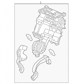 Корпус печі голий Acura MDX 14-20