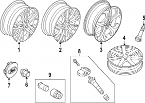 Диск колісний R18 Ford Escape MK4 20-26 тип 1