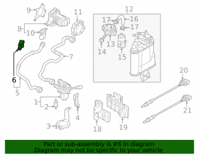 Map Sensor Audi A6 C7 12-18 на патрубке